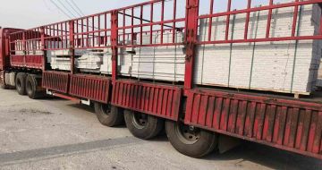 邯郸 白麻荔枝面外墙干挂，工厂装车日常