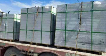 邯郸 芝麻白花岗岩地铺石装车日常