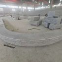 邯郸 芝麻白异形坐凳，自然面光面弧形加工