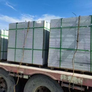 邯郸 芝麻白花岗岩地铺石装车日常