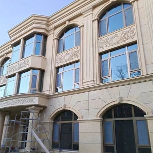 邯郸 黄金麻花岗岩别墅外墙干挂