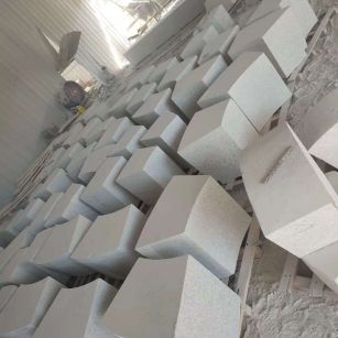 邯郸 白麻花岗岩异形坐凳