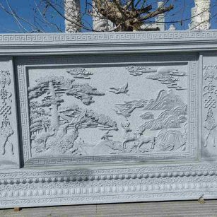 邯郸 芝麻白大型照壁，屏风，影壁