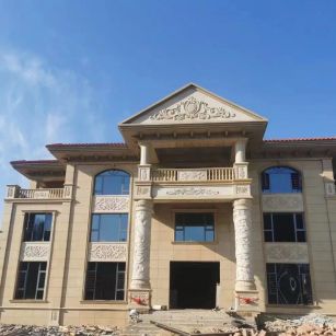 邯郸 黄金麻花岗岩别墅外墙干挂