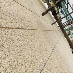 邯郸 黄金麻花岗岩荔枝面外墙干挂石材效果示例