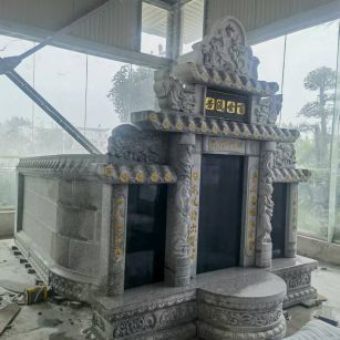 邯郸 芝麻白墓碑效果展示图