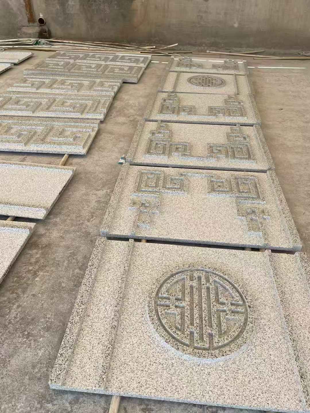 邯郸 白麻花岗岩外墙立面雕刻板