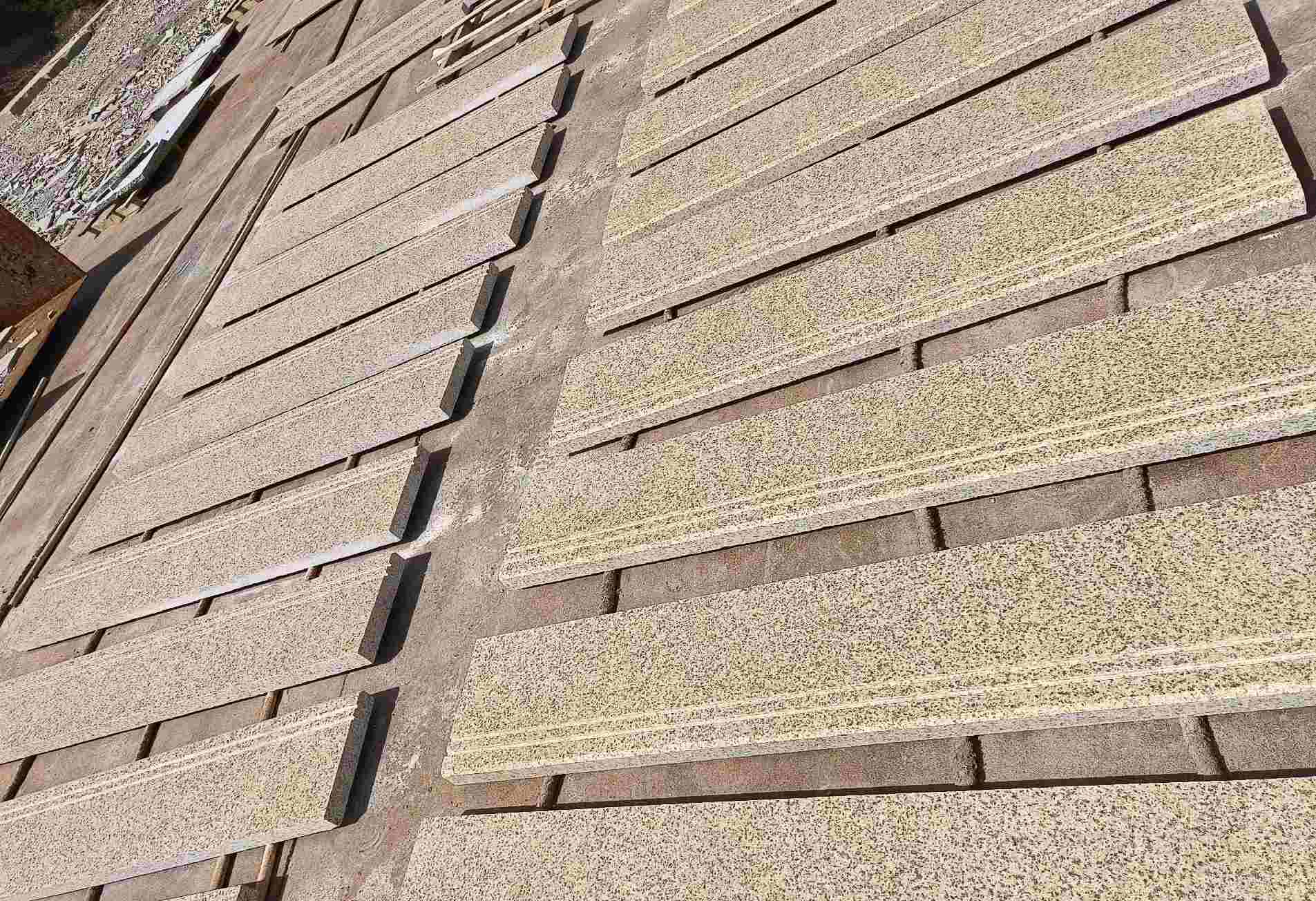 邯郸 黄金麻花岗岩光面楼梯踏步