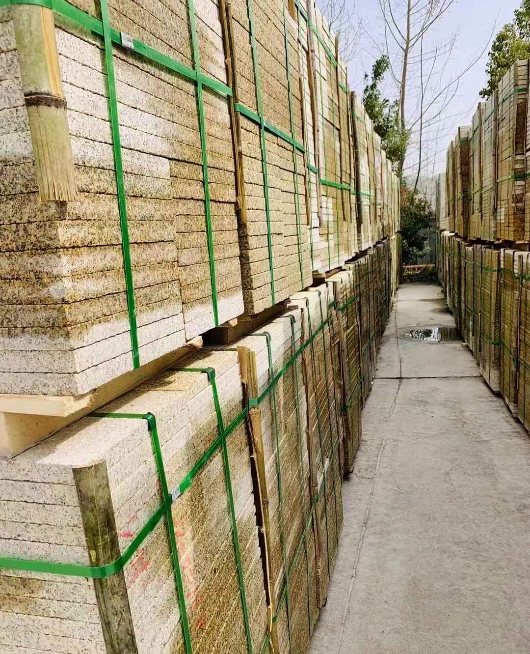 邯郸 黄金麻花岗岩荔枝面地铺石