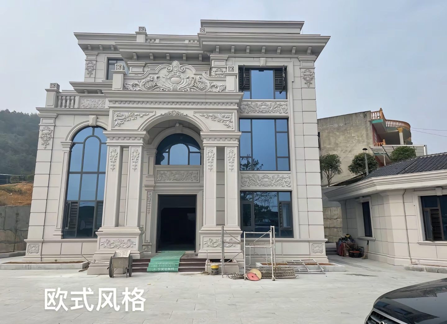 邯郸 白麻花岗岩别墅外墙干挂