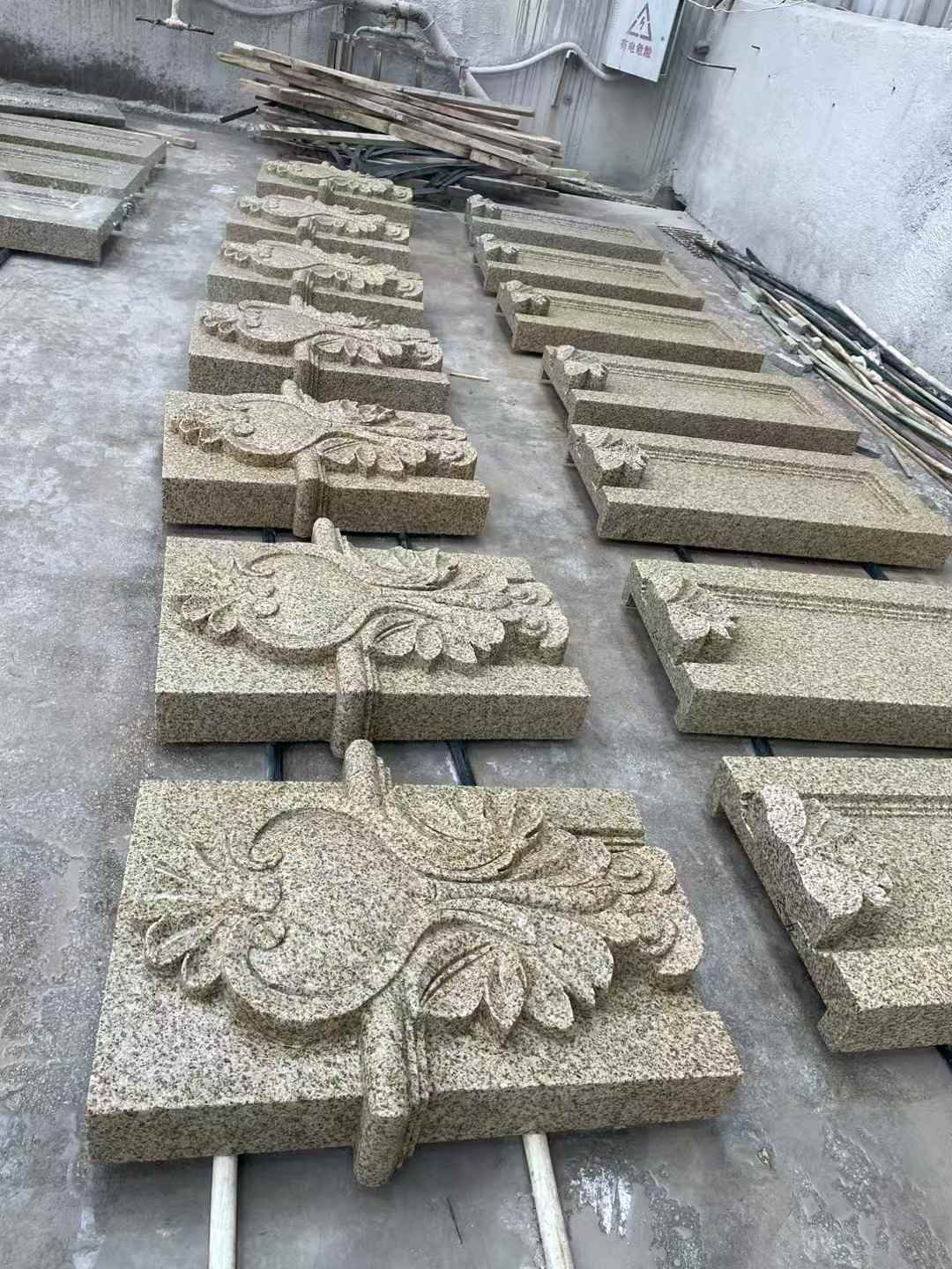 邯郸 黄金麻花岗岩别墅外墙雕刻板