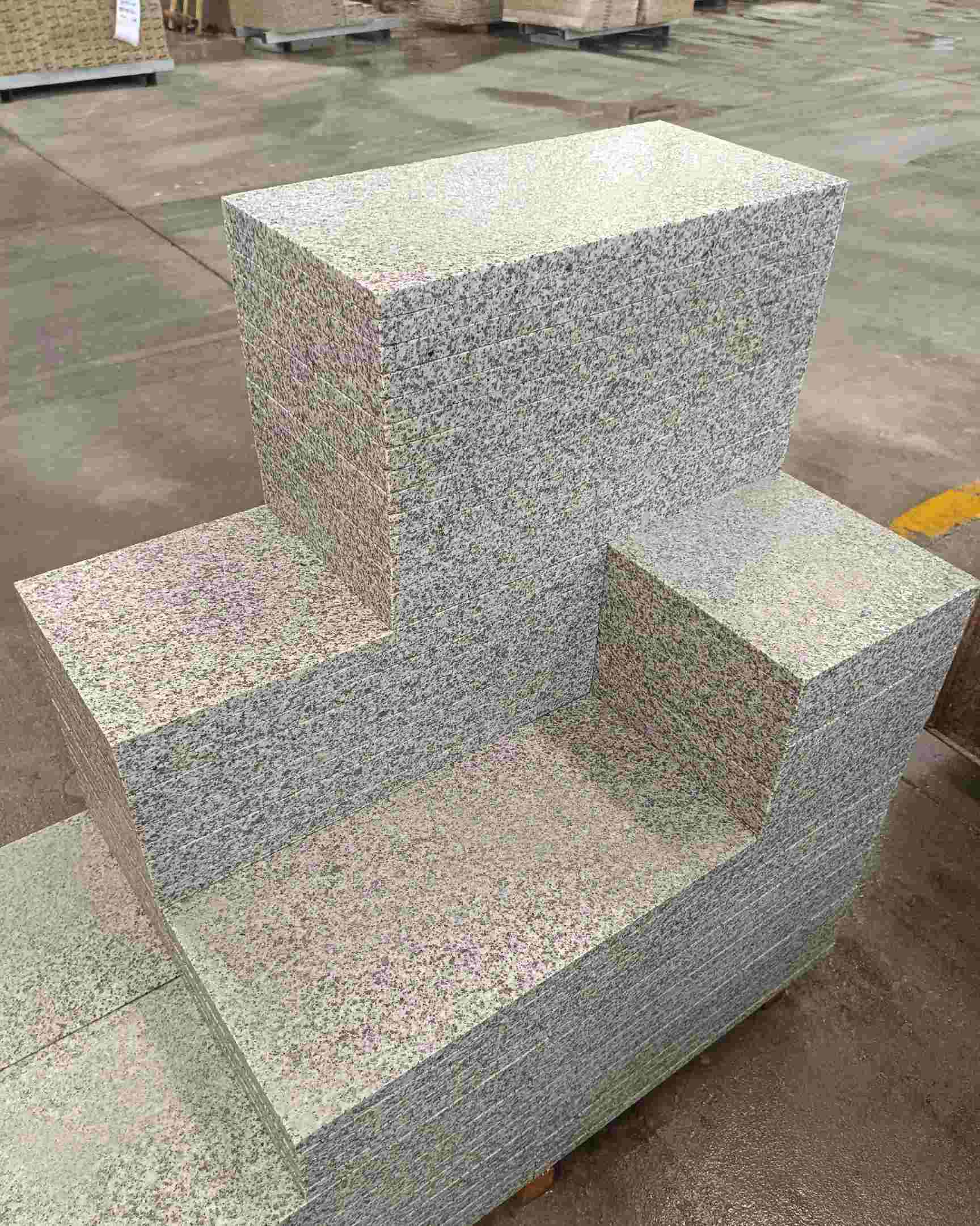 邯郸 白麻花岗岩荔枝面地铺石