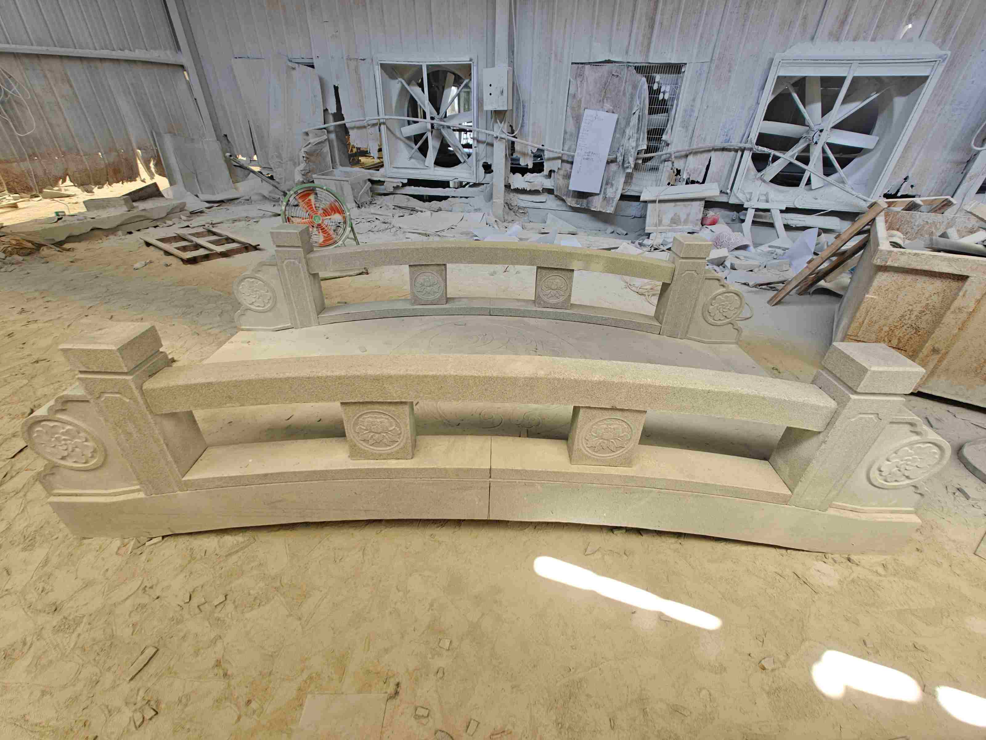 邯郸 芝麻灰花岗岩异形加工-拱桥，石桥