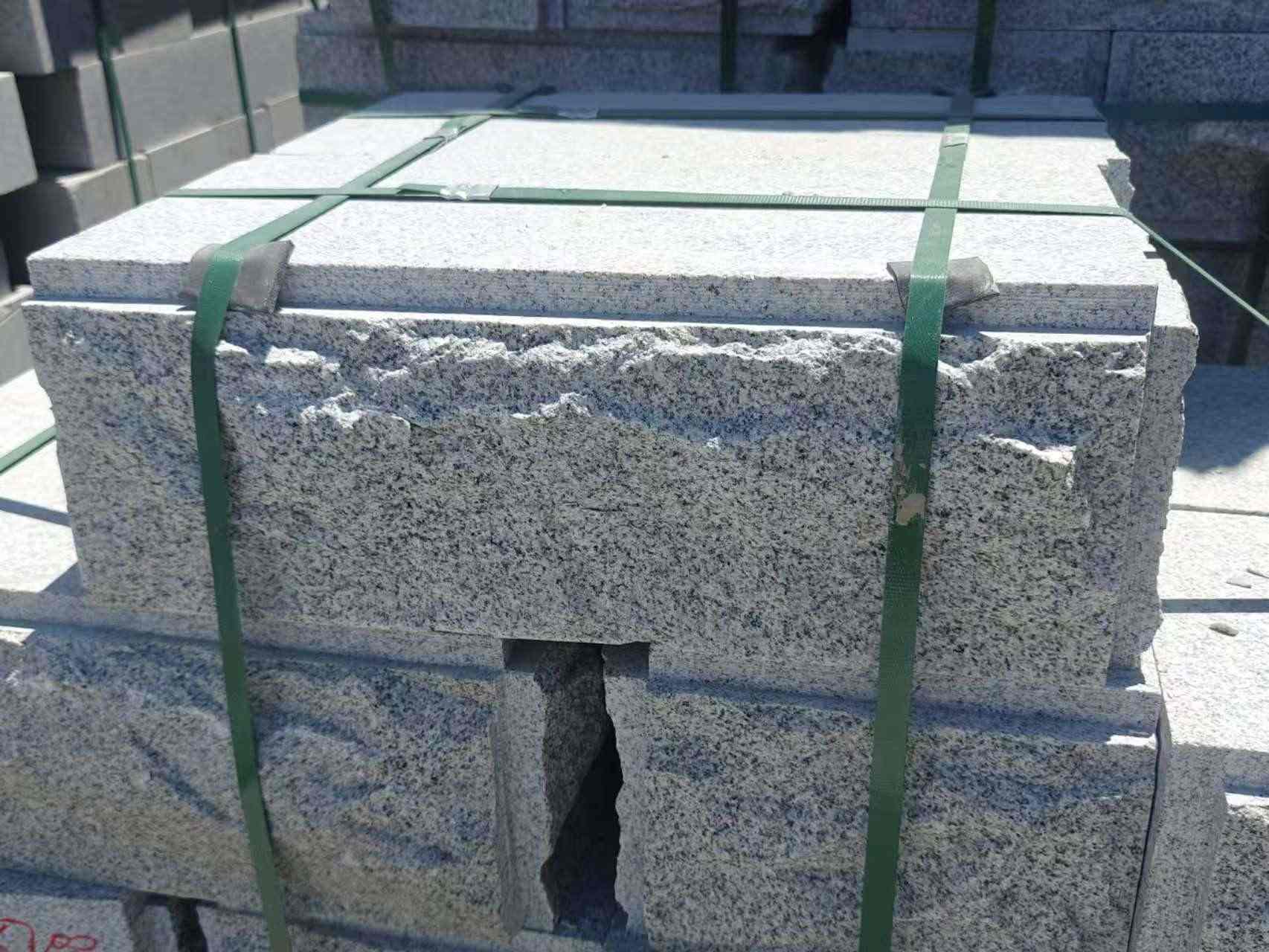 邯郸 芝麻白花岗岩自然面成品