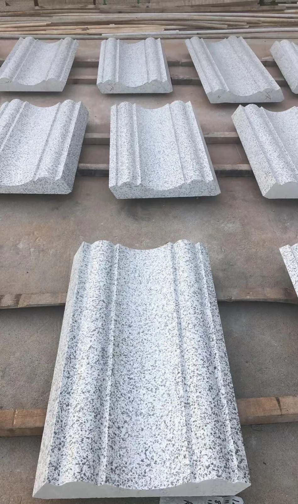 邯郸 白麻花岗岩光面别墅线条