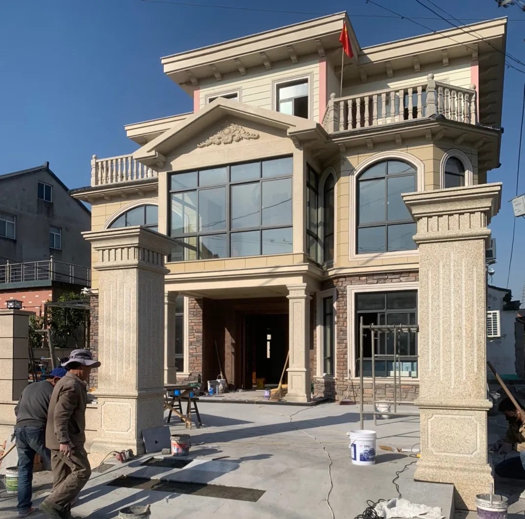 邯郸 黄金麻花岗岩荔枝面别墅外墙干挂私家专属