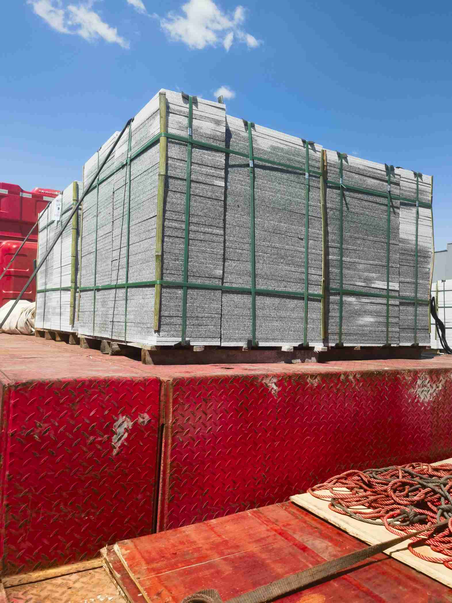 邯郸 芝麻白火烧规格板地铺石300*600/600*600