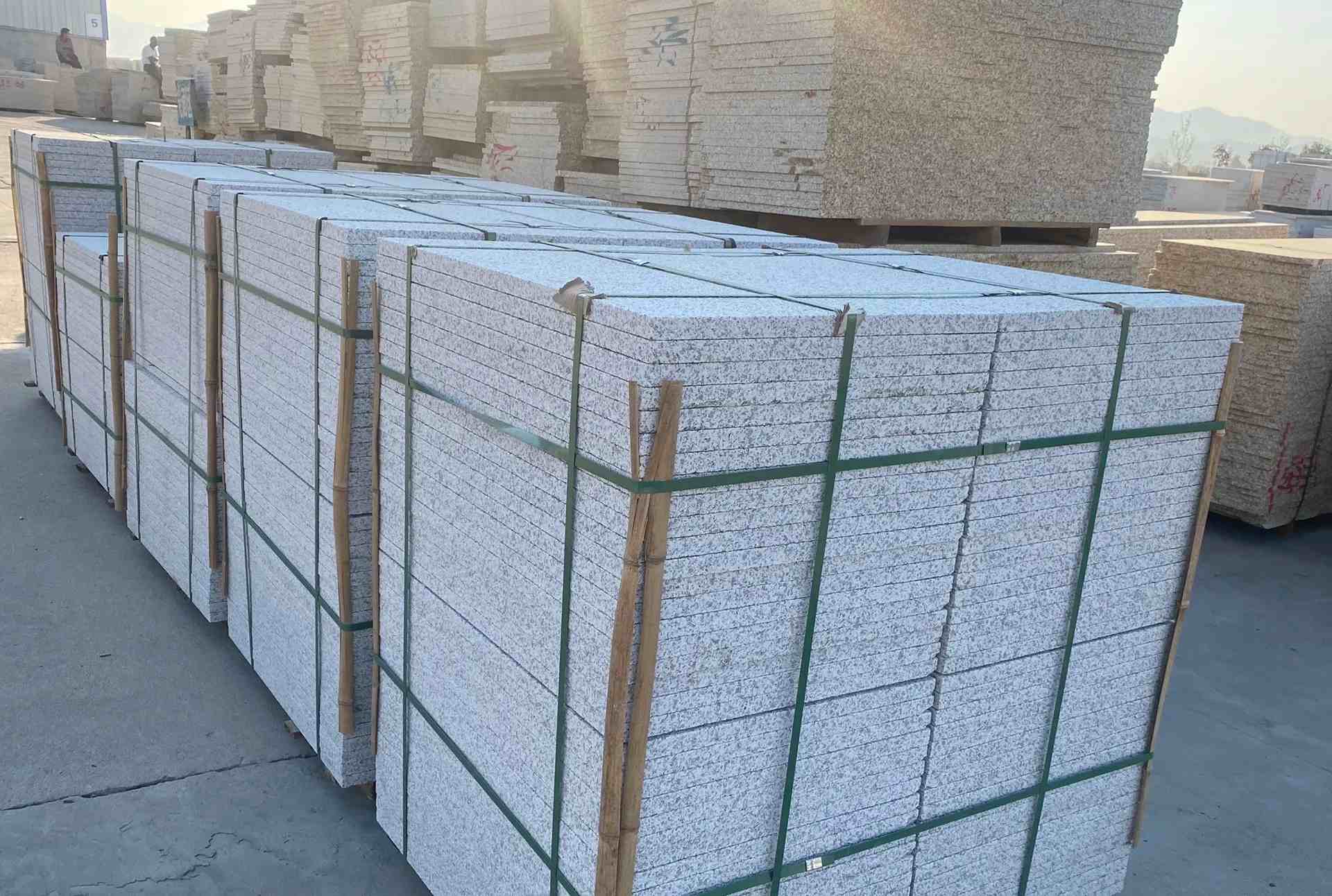 邯郸 白麻花岗岩荔枝面地铺石