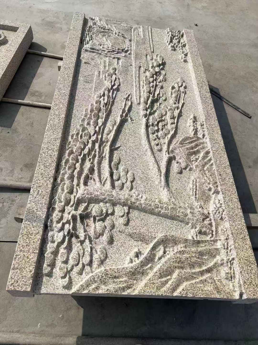 邯郸 黄金麻雕刻板浮雕迎客松