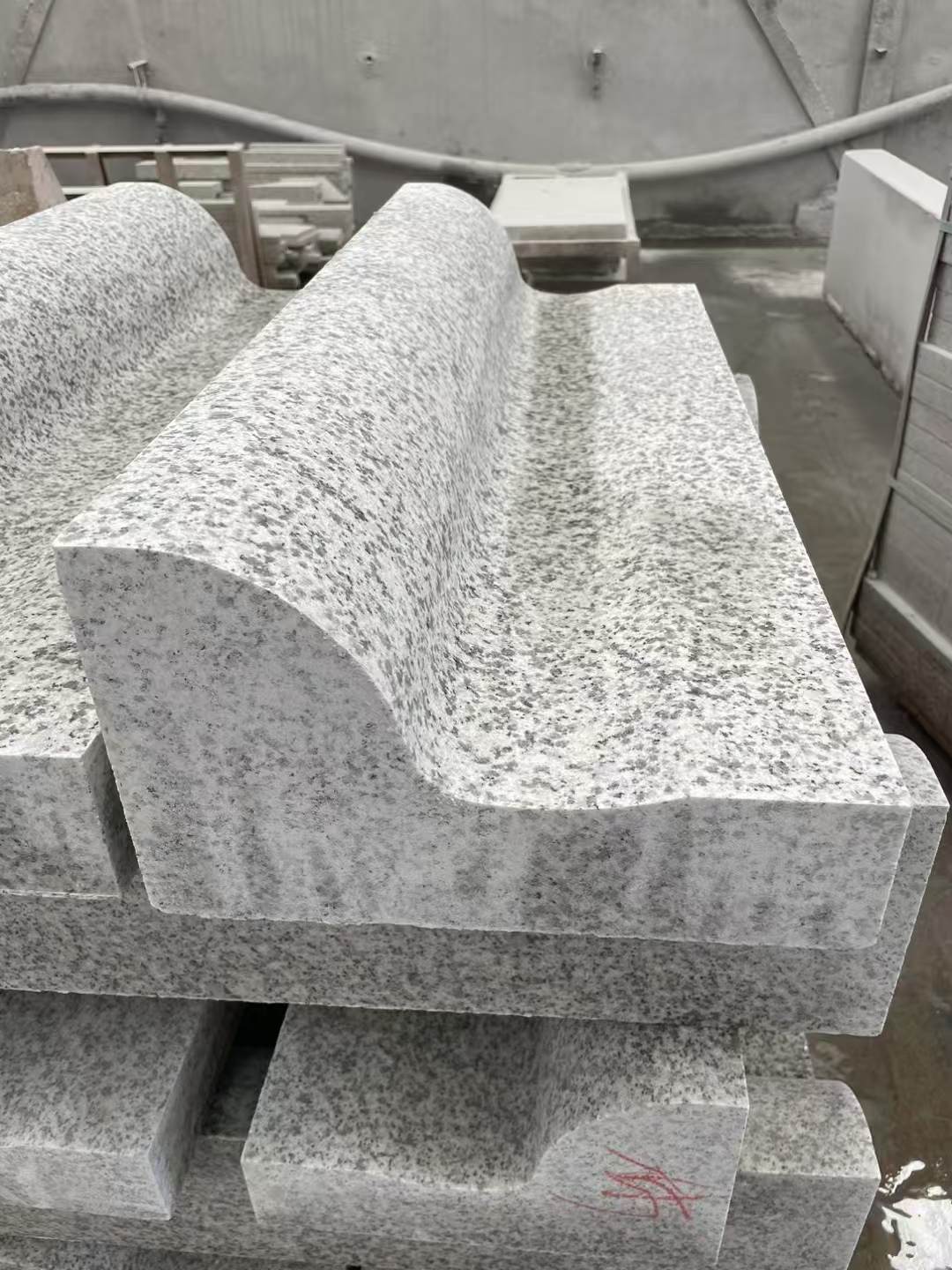 邯郸 白麻花岗岩S型路沿石，路侧石，马路牙子等